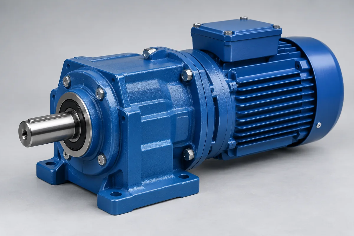Industrial pump, motor, and connected pipework.